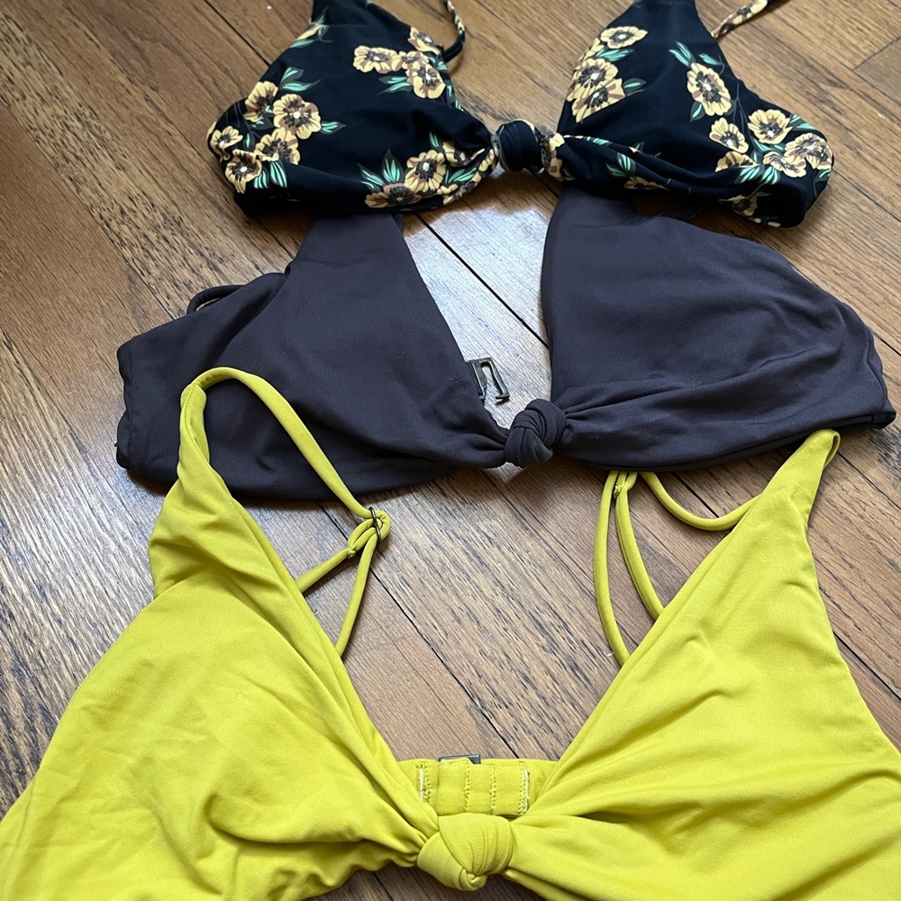 Bundle of 3 oneill bikini tops